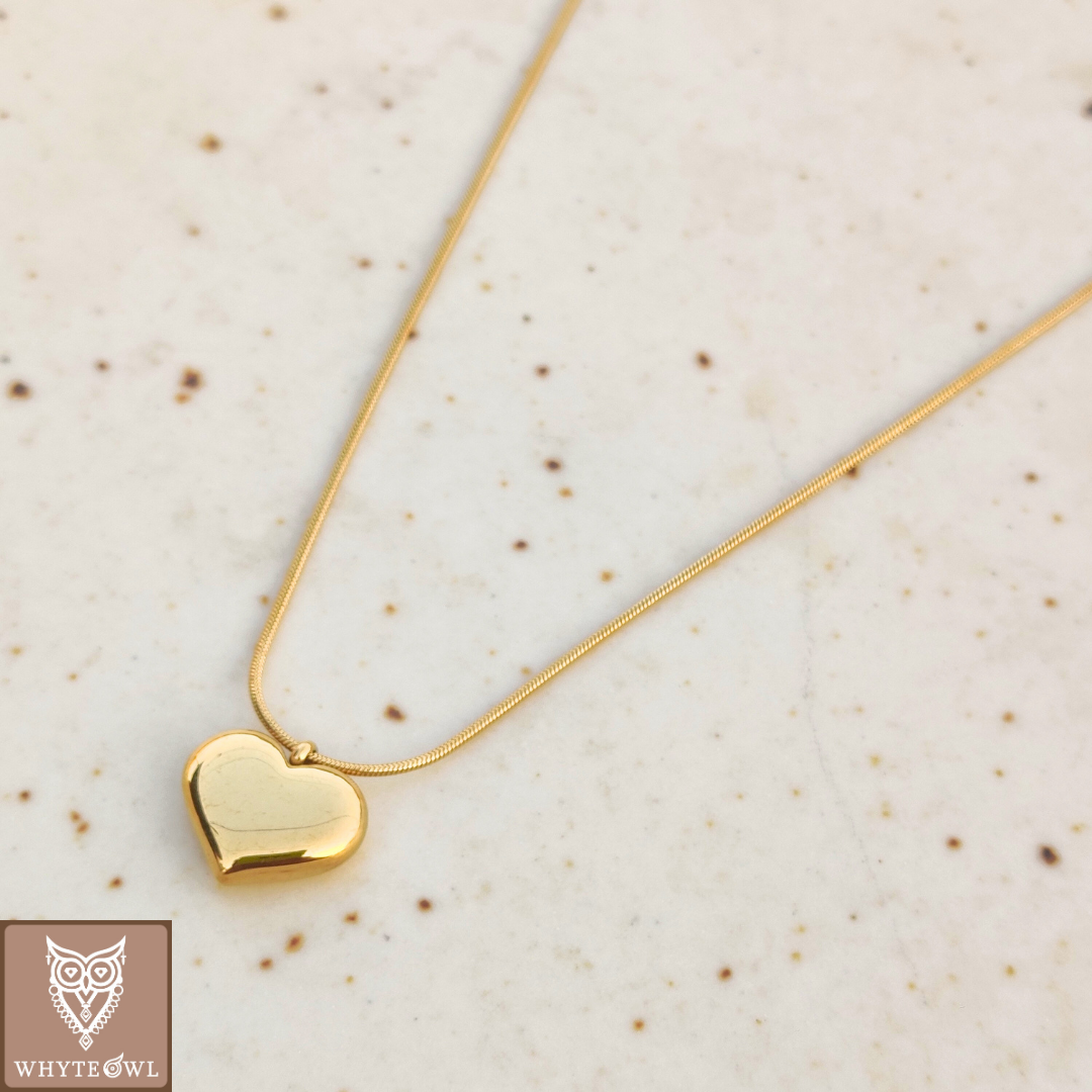 Big Heart Slim Necklace