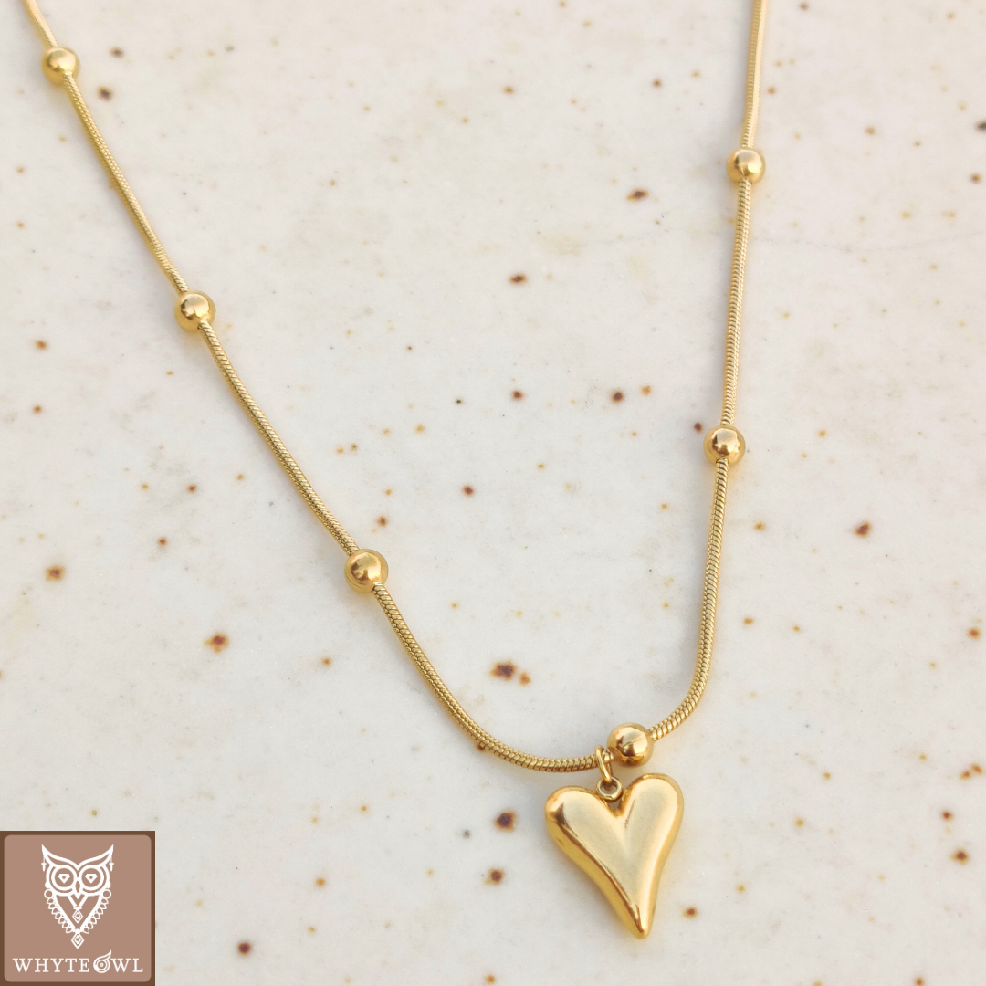 Pointed Heart Necklace