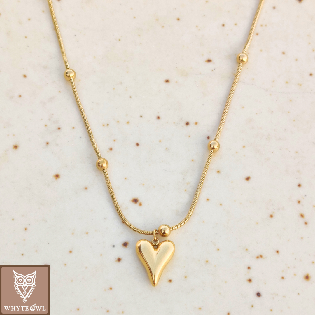 Pointed Heart Necklace