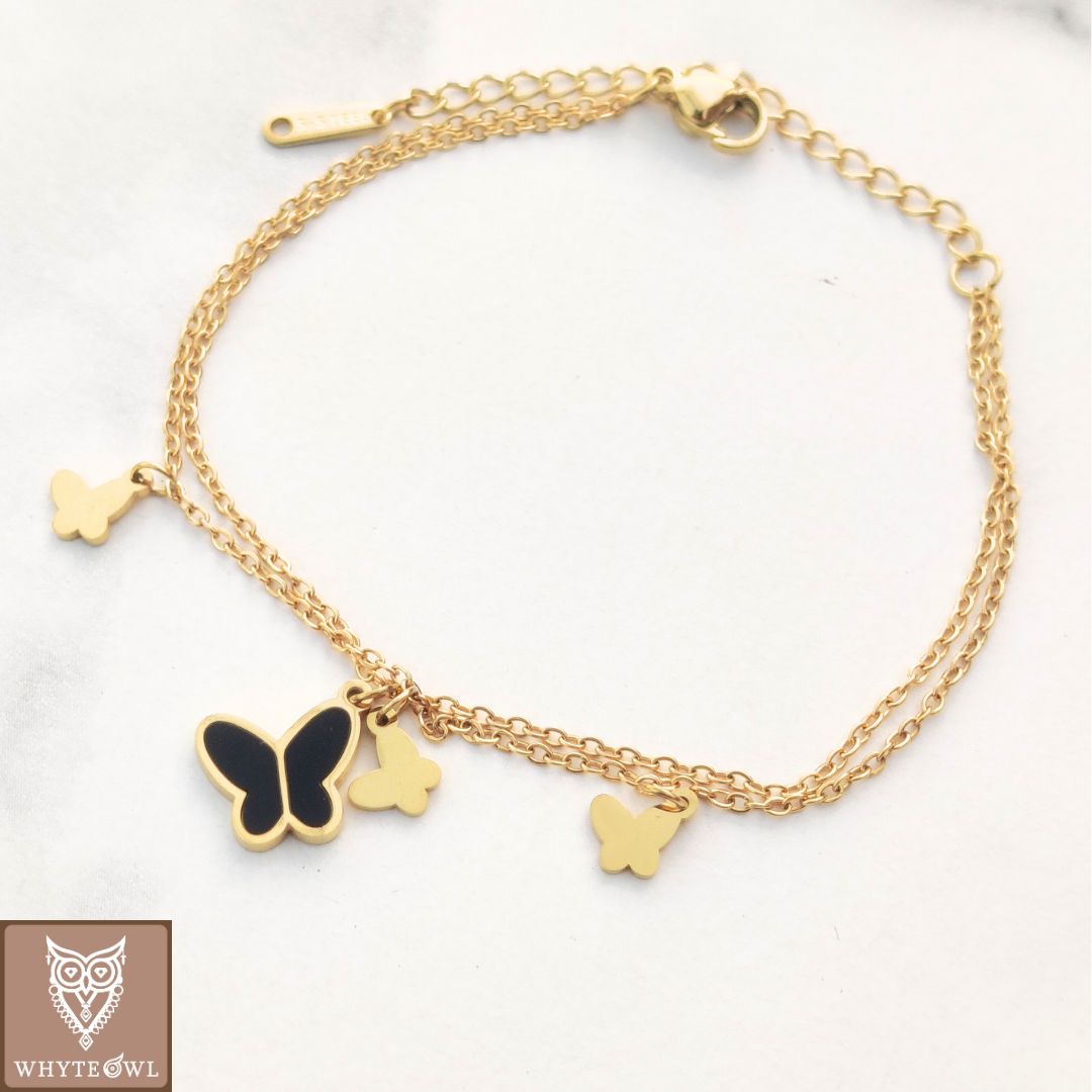 Hanging Butterfly Loose Bracelet