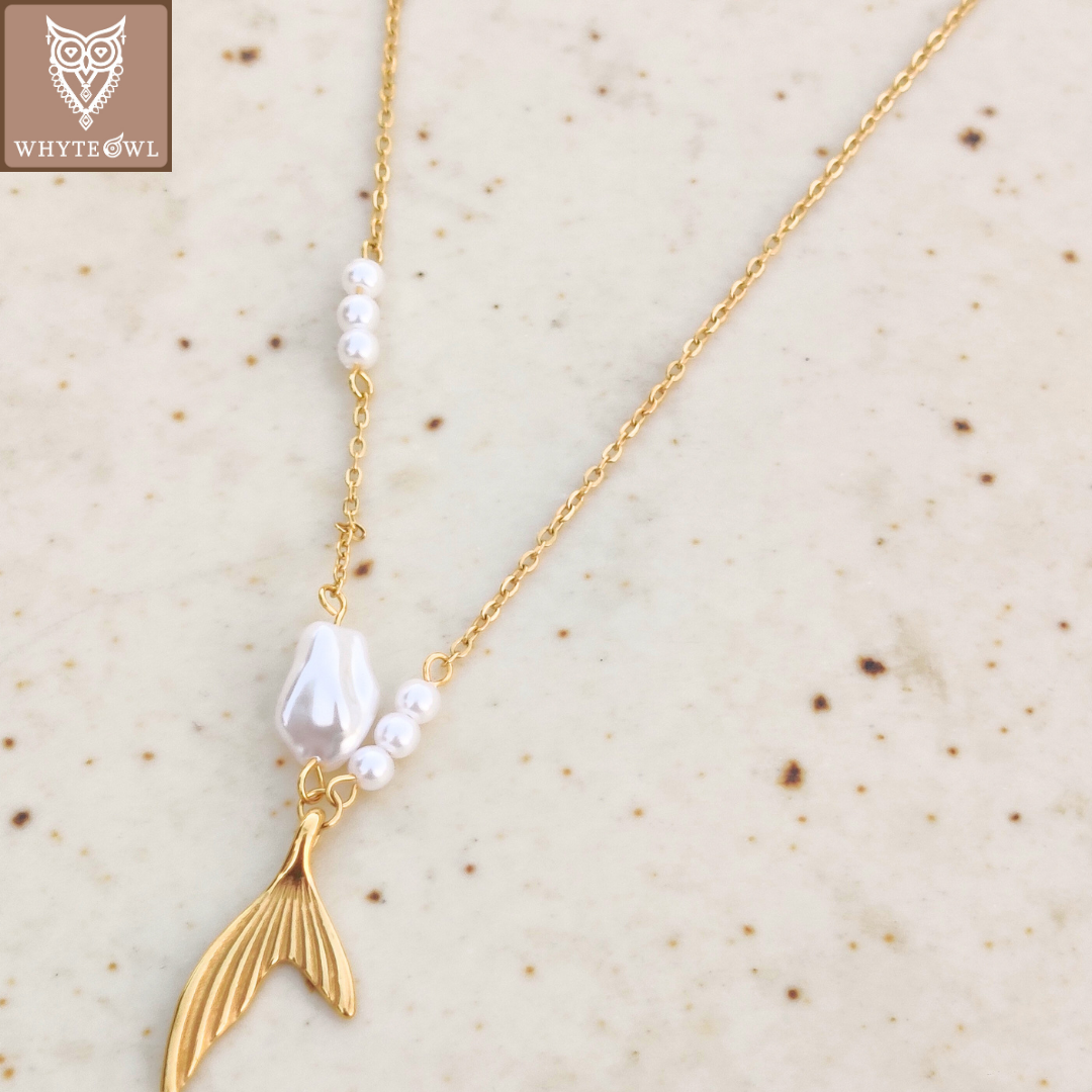 Golden Fishtail Necklace