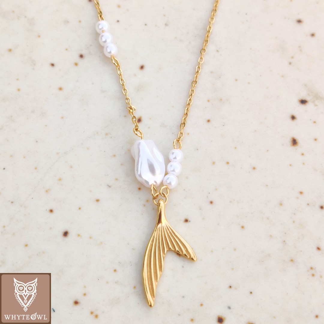 Golden Fishtail Necklace