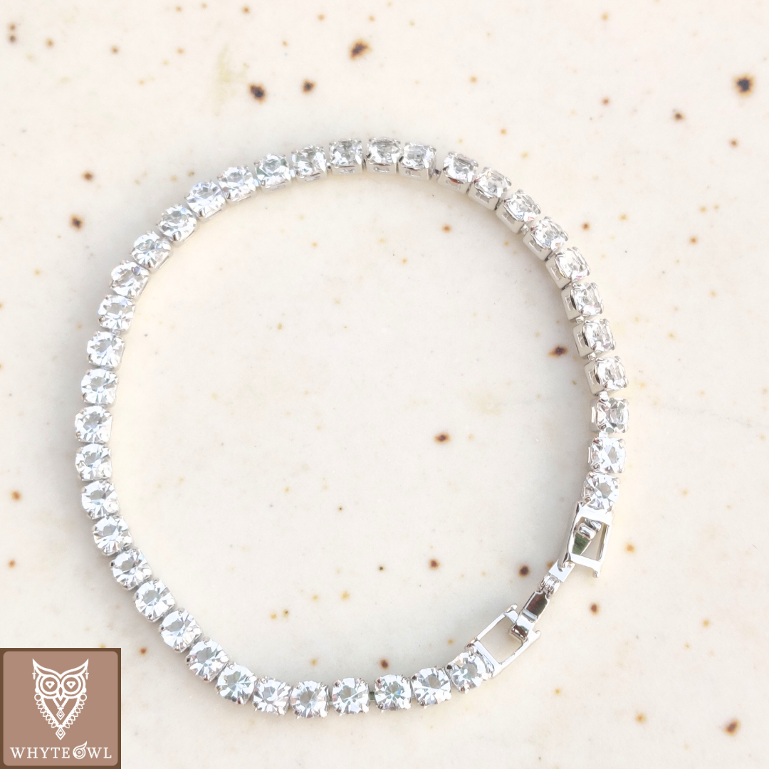 Cubic Zirconia Tennis Bracelet