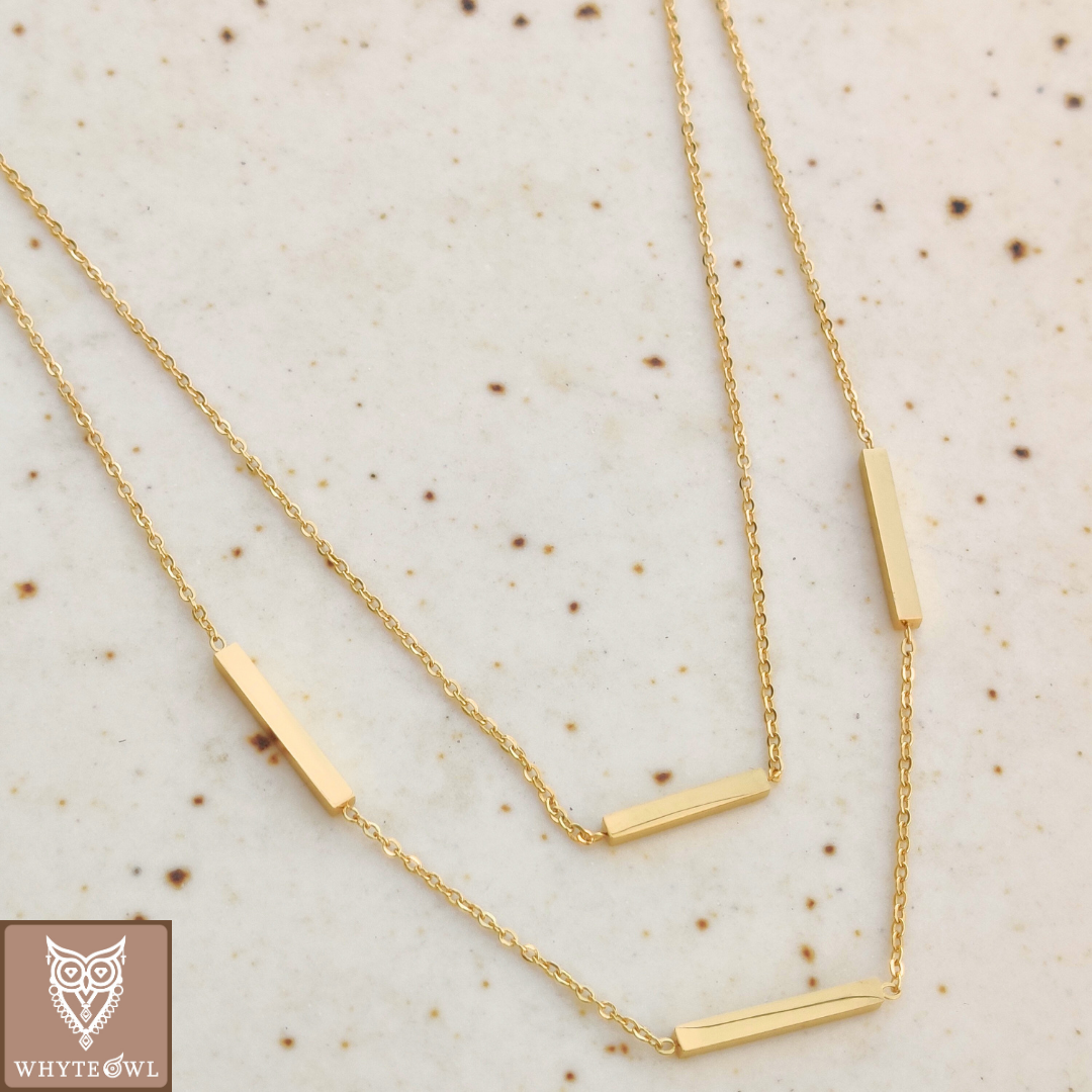 Golden Sticks Double Layer Neckchain