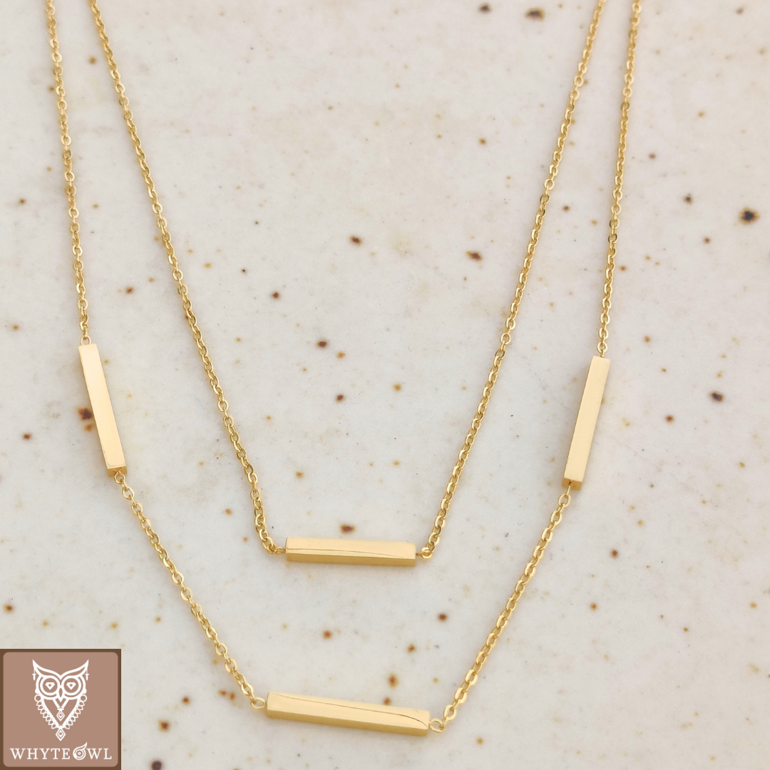 Golden Sticks Double Layer Neckchain