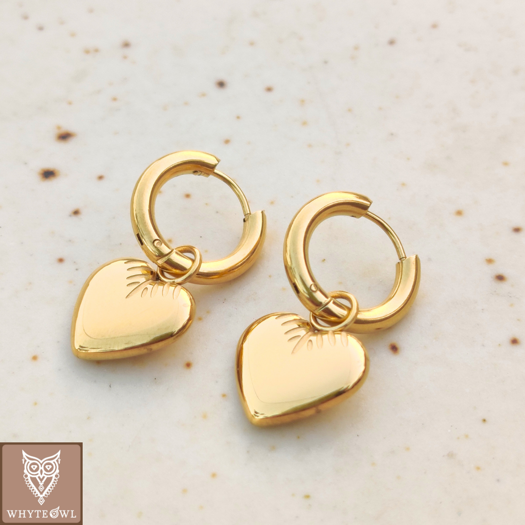 Hanging Hearts Earrings